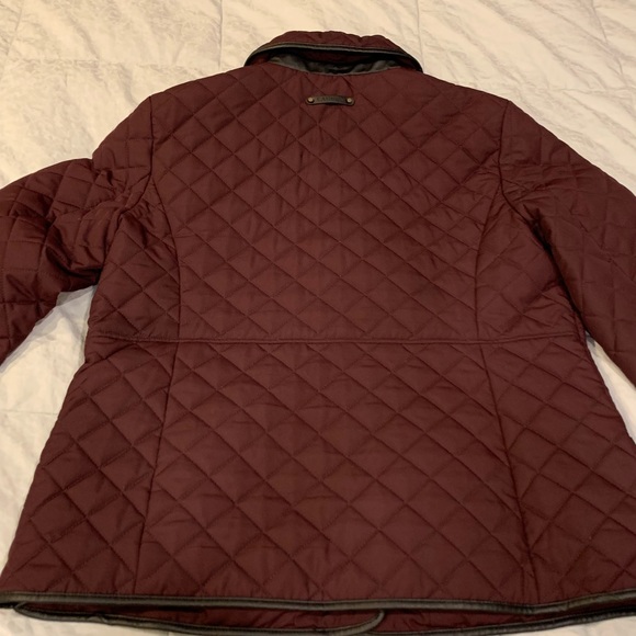 Lauren Ralph Lauren quilted coat with faux leather - Picture 7 of 8
